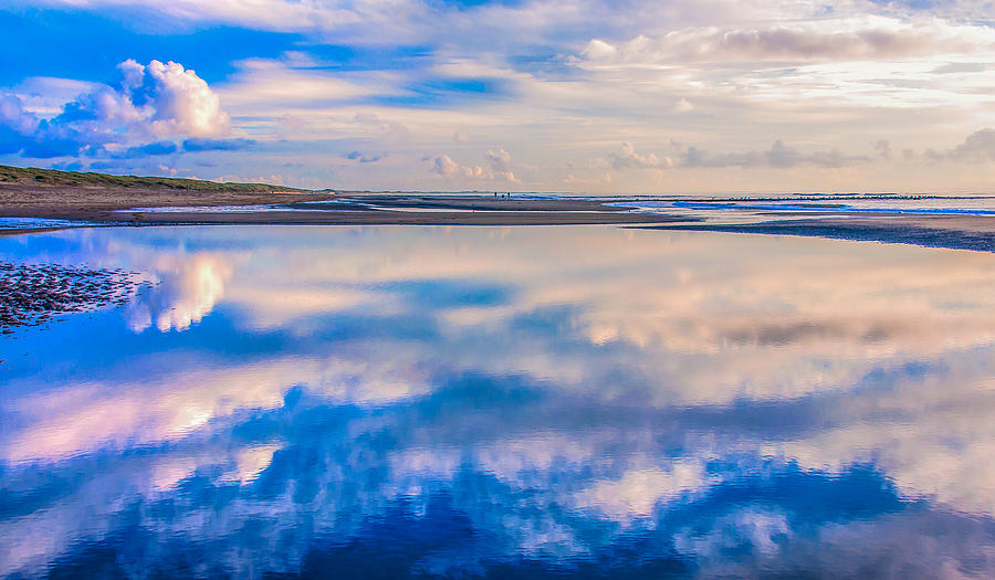 Reflections on the Beach Photograph by Alex Hiemstra