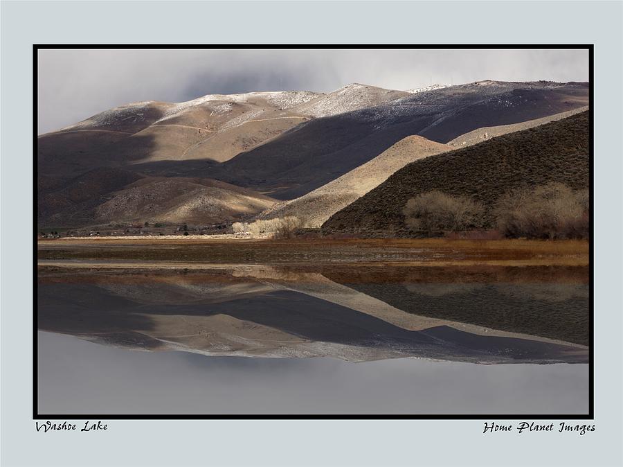 Reflections on Washoe Lake Photograph by Janis Knight