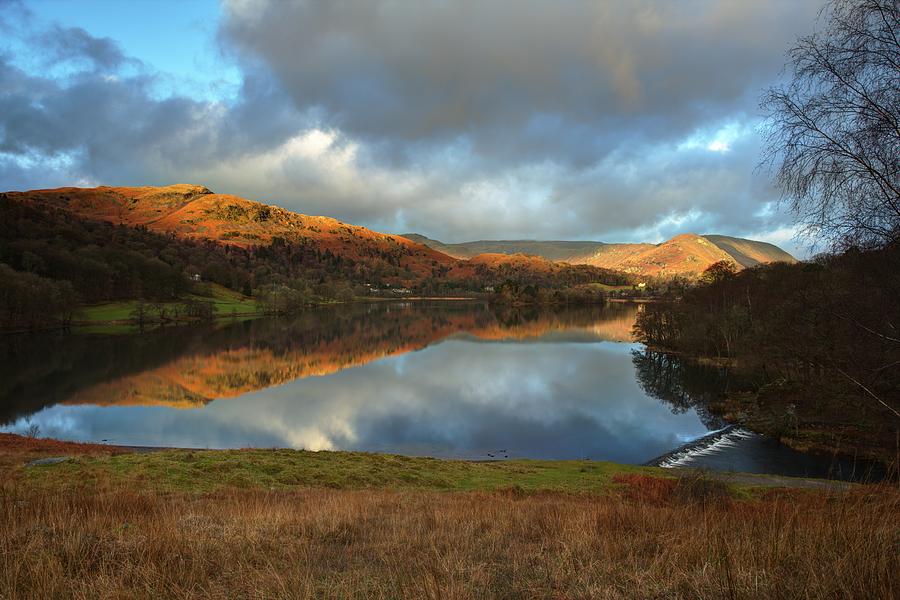 Reflections over lake grasmere Photograph by Allan Gray | Fine Art America