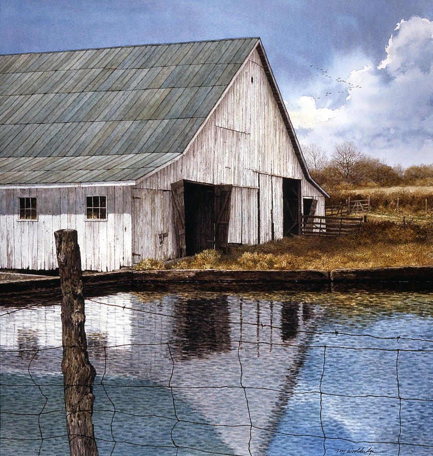 Reflections No. Two Painting by Tom Wooldridge