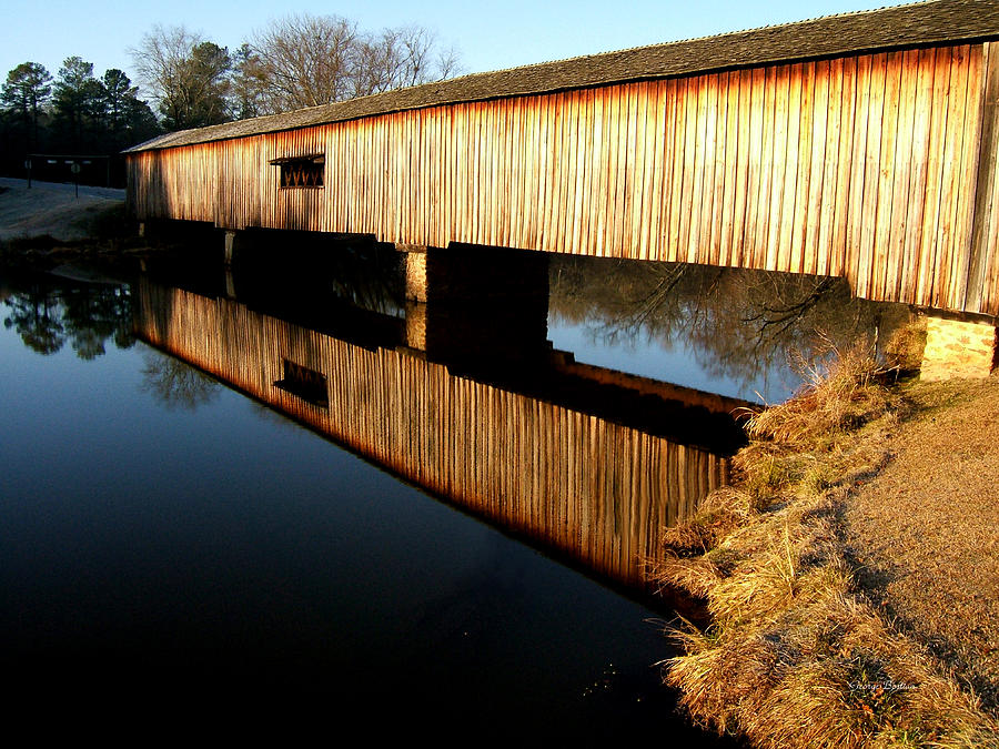 Reflections  Watson Mill Bridge Photograph by George Bostian