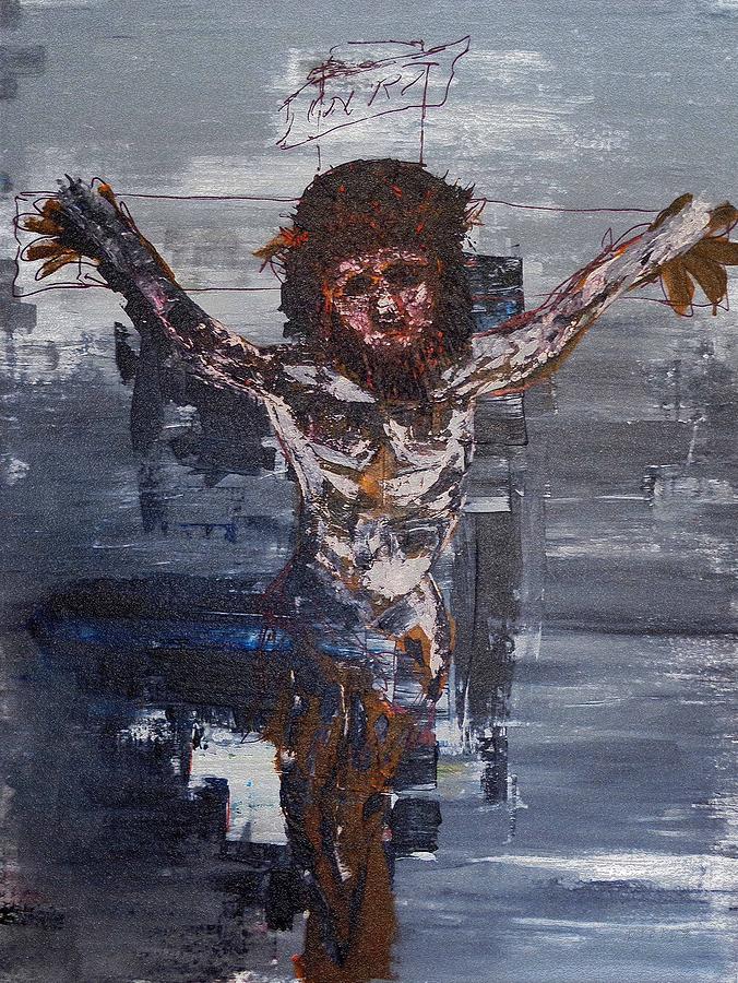 Jesus Christ Painting - Reflectionz of Jezuz by Piety Dsilva