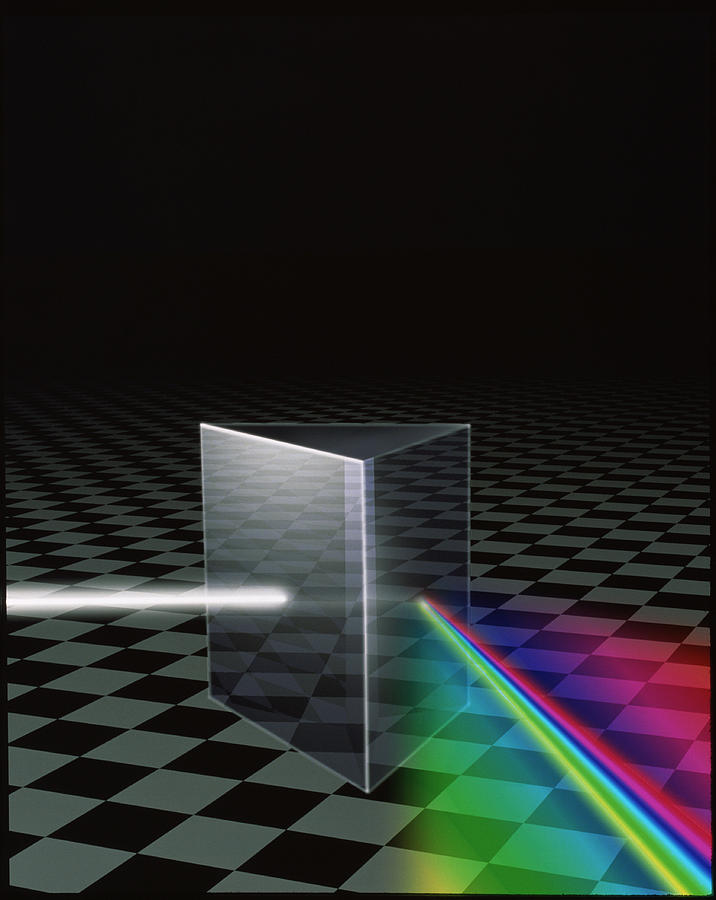 Refraction Of Light Photograph by Mehau Kulyk/science Photo Library