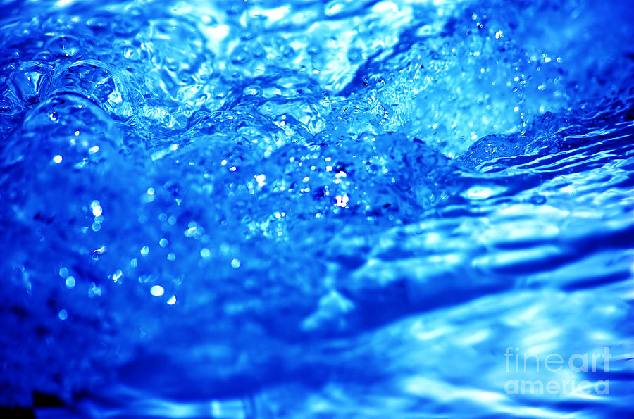 Abstract Photograph - Refreshing water power by Michal Bednarek