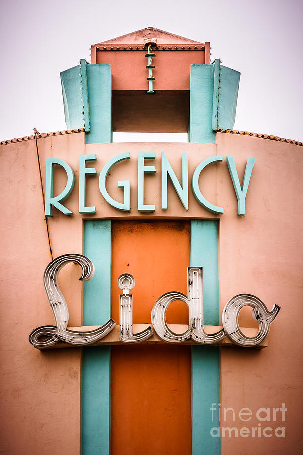 Newport Beach Photograph - Regency Lido Theater Newport Beach Picture by Paul Velgos