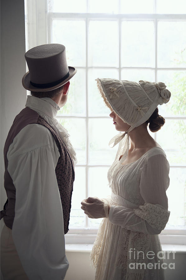 Regency Period Couple At The Window Photograph By Lee Avison Pixels