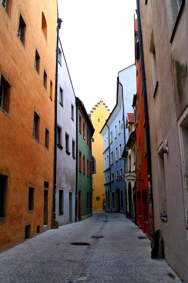 Architecture Photograph - Regensburg Germany by Cissy Fry Wilson