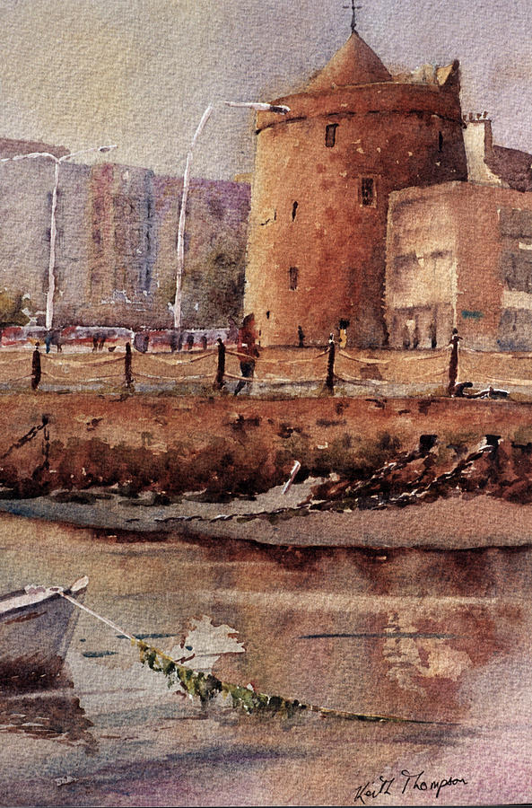 Reginalds Tower Waterford Painting by Keith Thompson