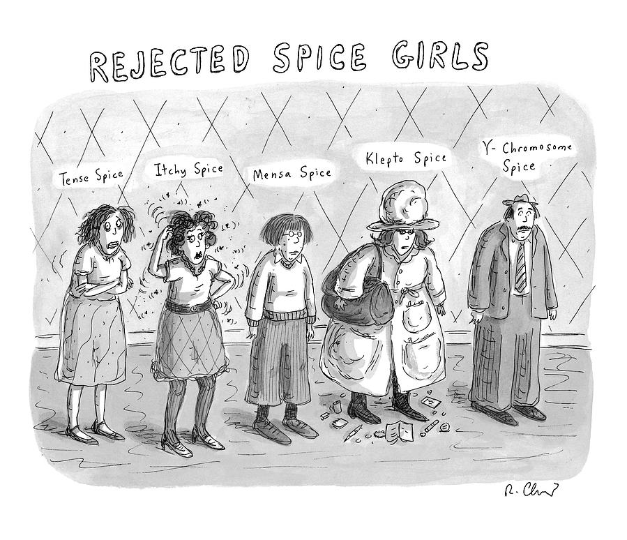 Rejected Spice Girls Drawing by Roz Chast