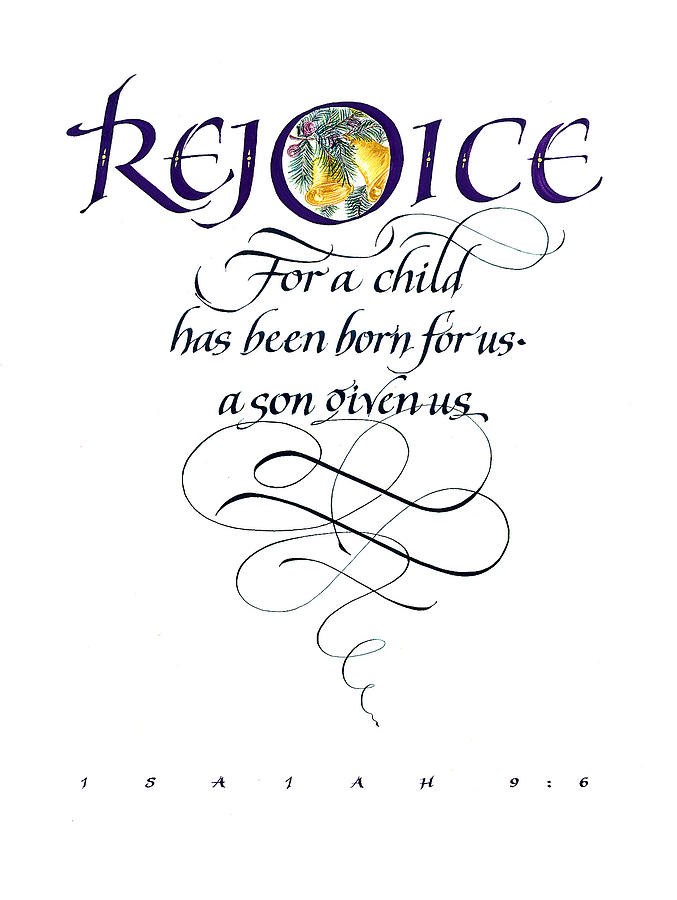 Rejoice For a Child Painting by Judy Dodds