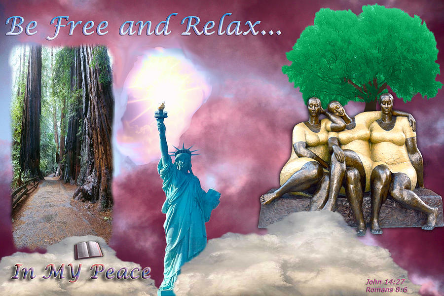 Relax In My Peace Mixed Media by Terry Wallace