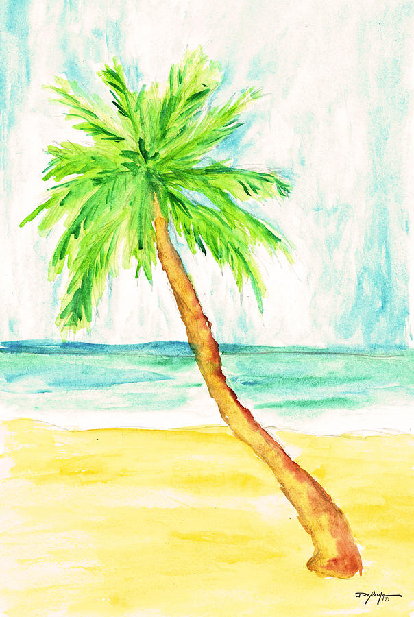 Relax Palm Painting by William Depaula