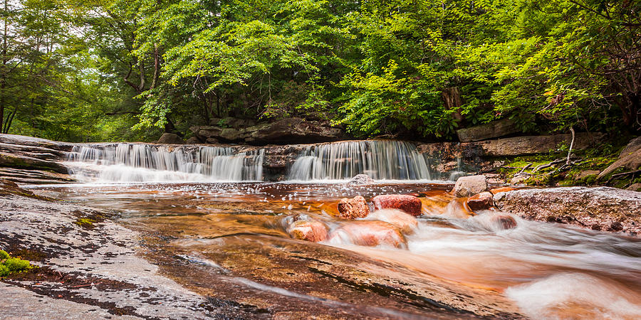 Summer Photograph - Relaxing at the Falls by Dave Hahn