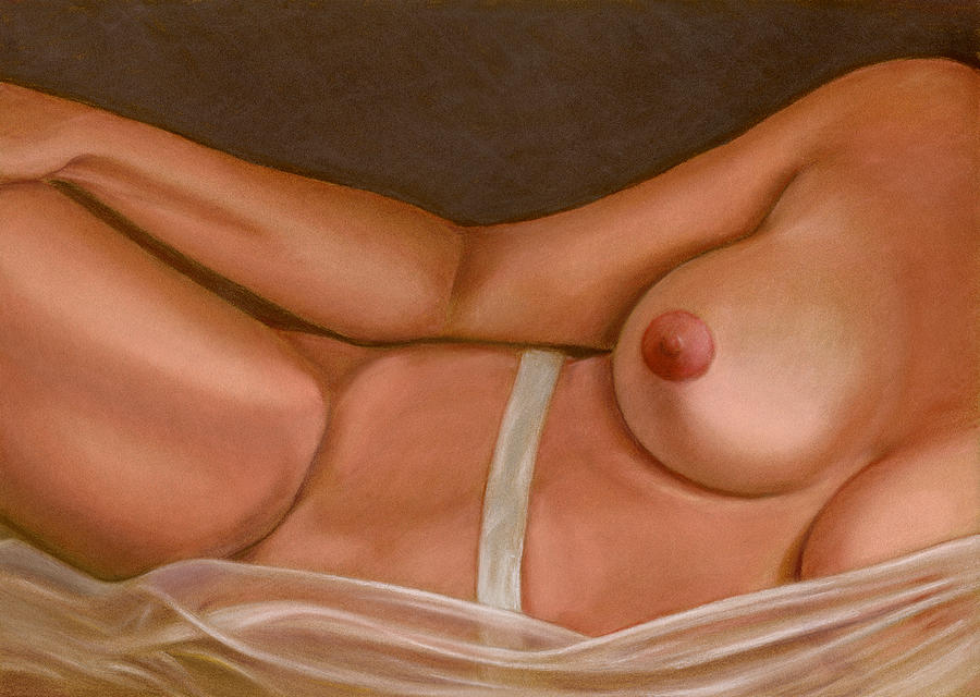 Relaxing Naked Painting by Shelby