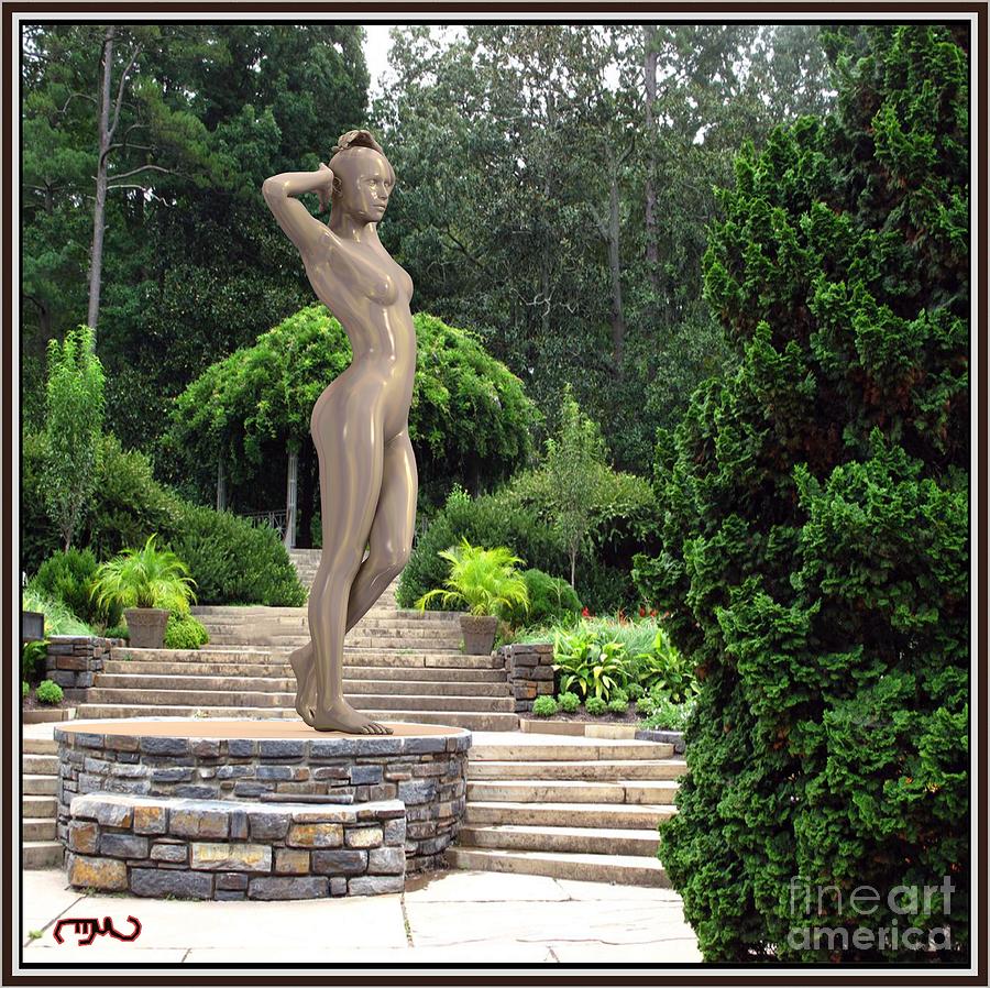 Impressionism Painting - relaxing statue 0006RS1 by Pemaro