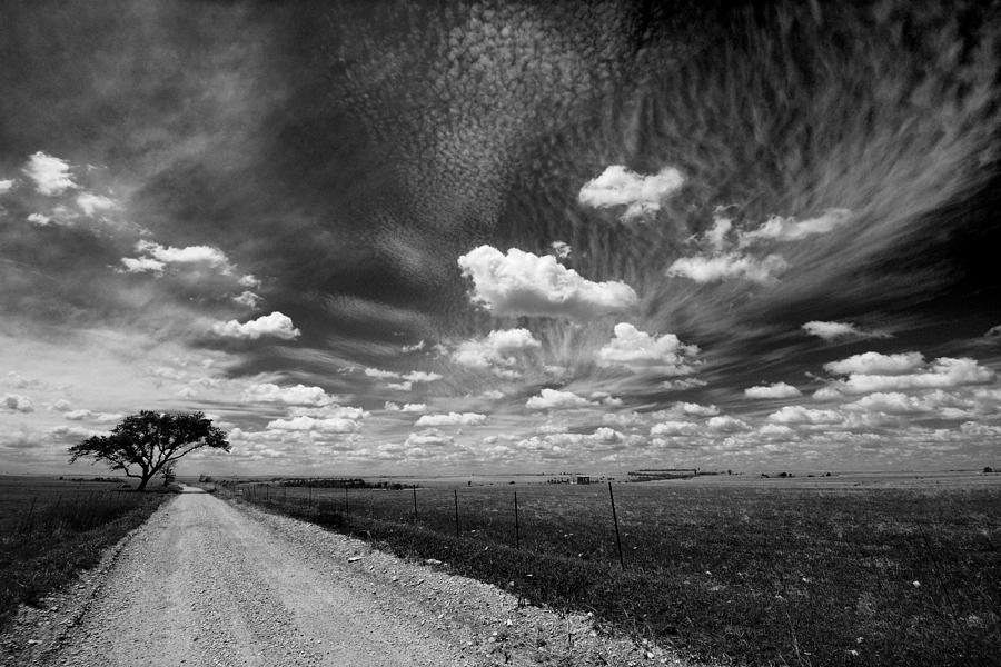 Black And White Photograph - Relaxing Sunday Drive 1 by Brian Duram