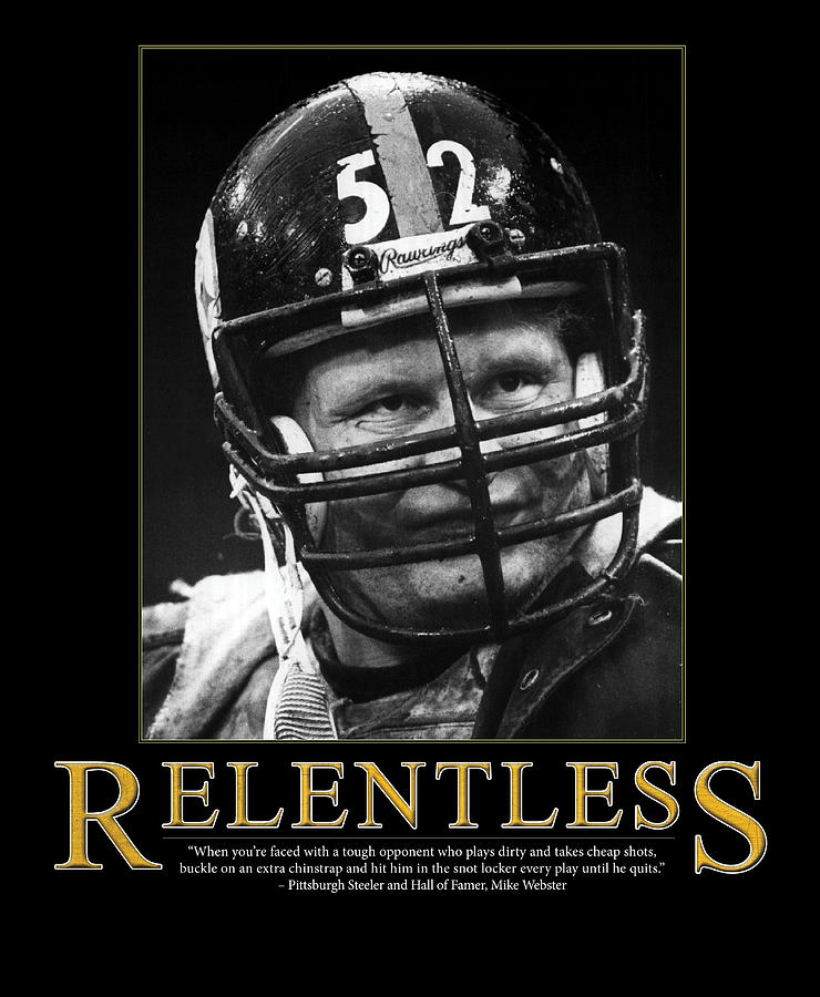 Pittsburgh Steelers Photograph - Relentless Mike Webster by Retro Images Archive
