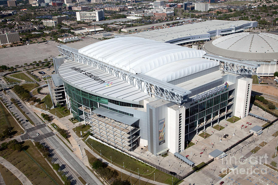 Houston Photograph - Reliant Stadium in Houston by Bill Cobb