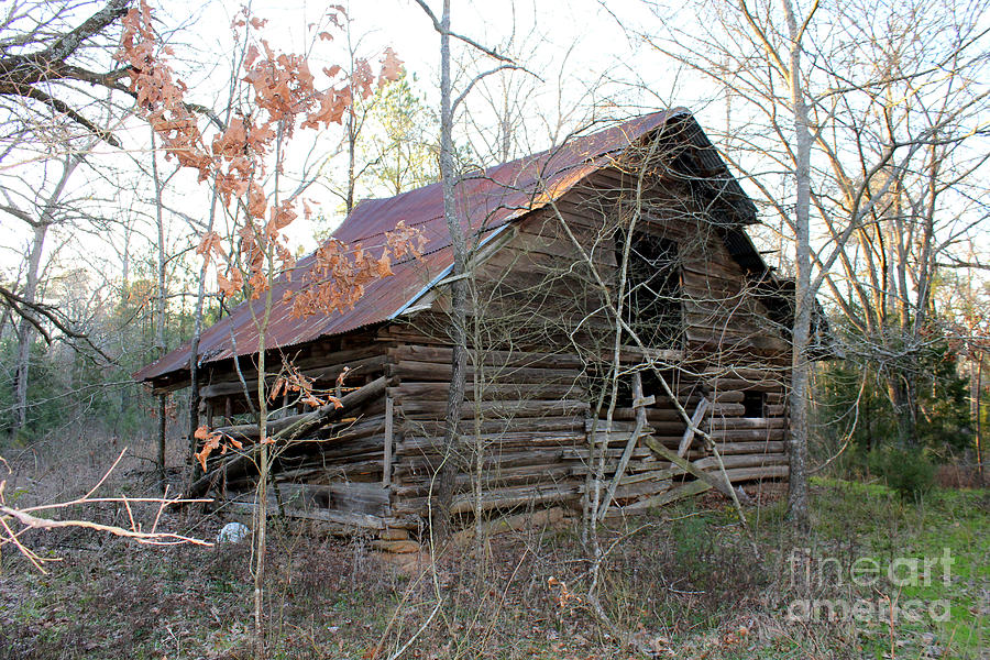 Relic of the Past/ Dogtrot Cabin Photograph by Kathy  White