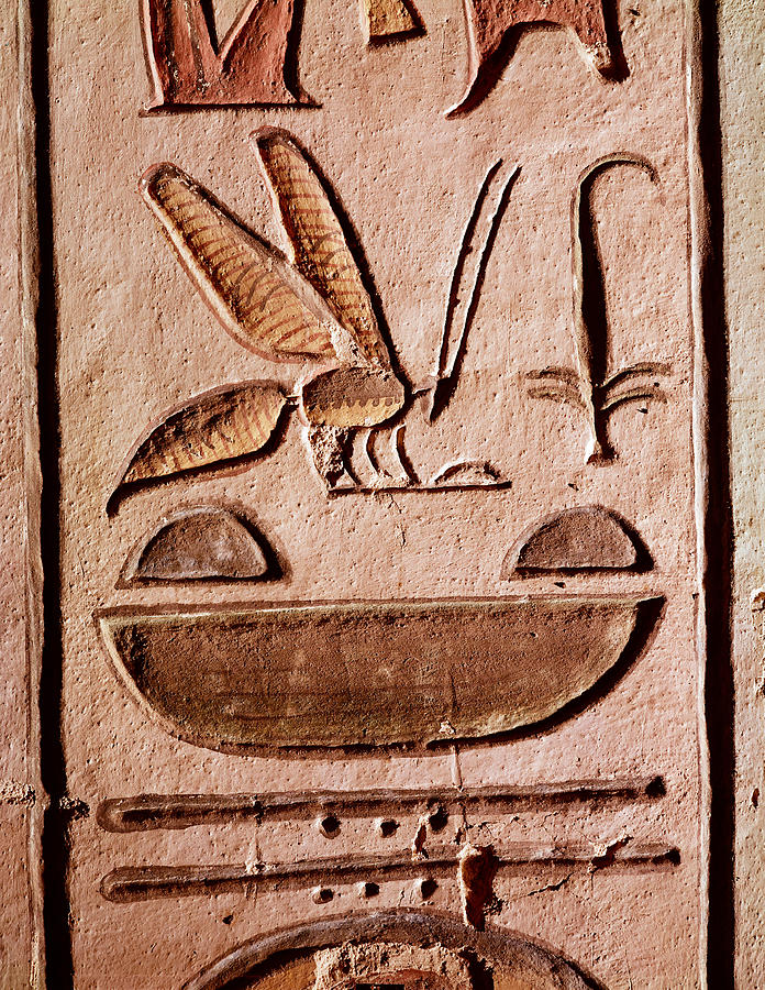 Relief In Ramses Vi Tomb Photograph by Brian Brake