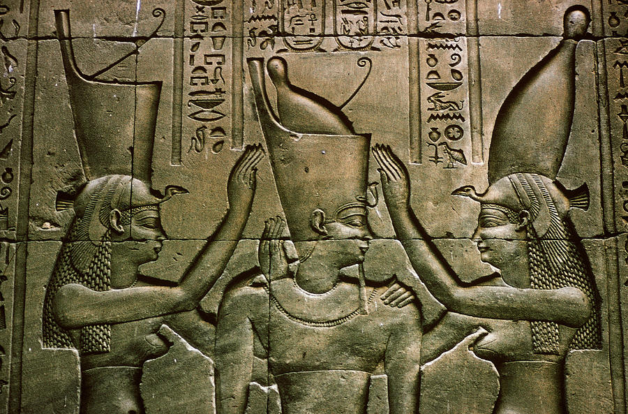 Relief In Temple Of Horus Photograph by George Holton