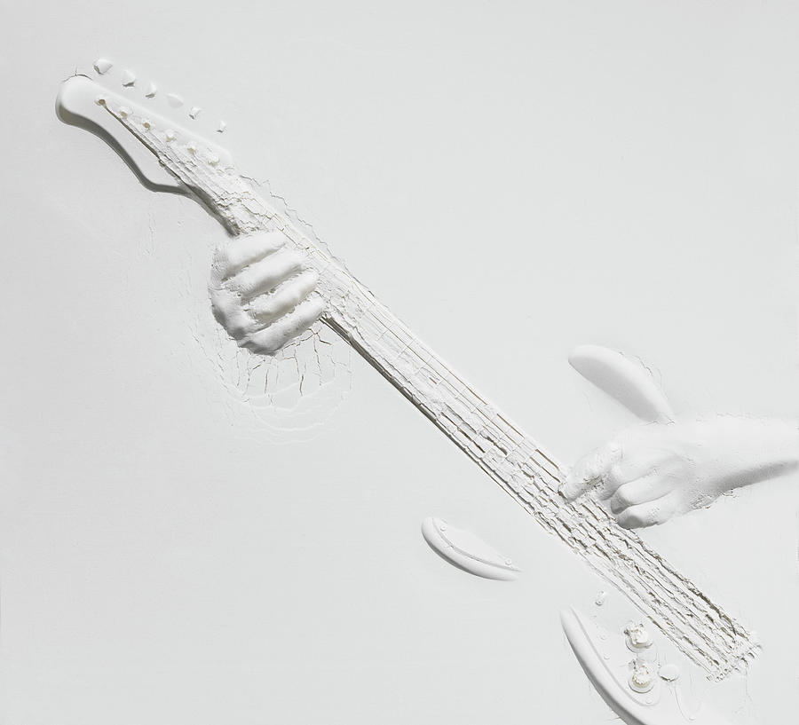 Relief Of Guitarplayer Photograph by Henrik Sorensen