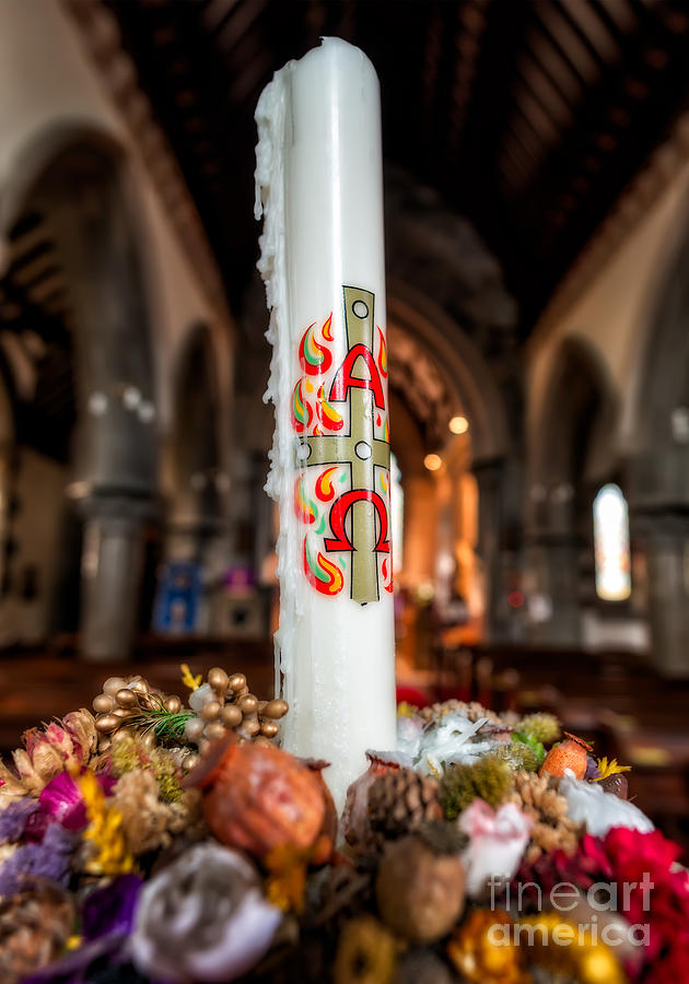 Religious Candle Photograph by Adrian Evans