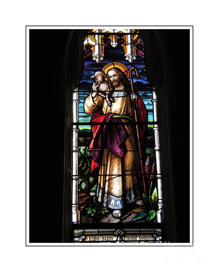Religious Stain Glass Window Photograph by Marcia Lee Jones