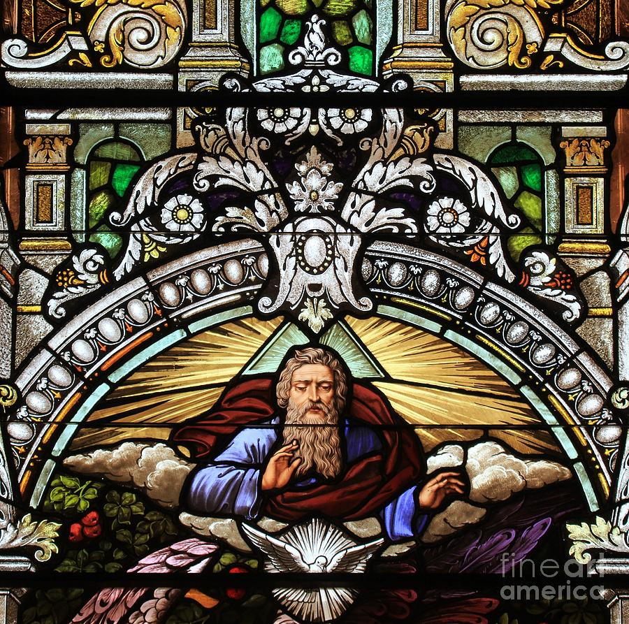 Religious Stained Glass Art Photograph by Adam Jewell
