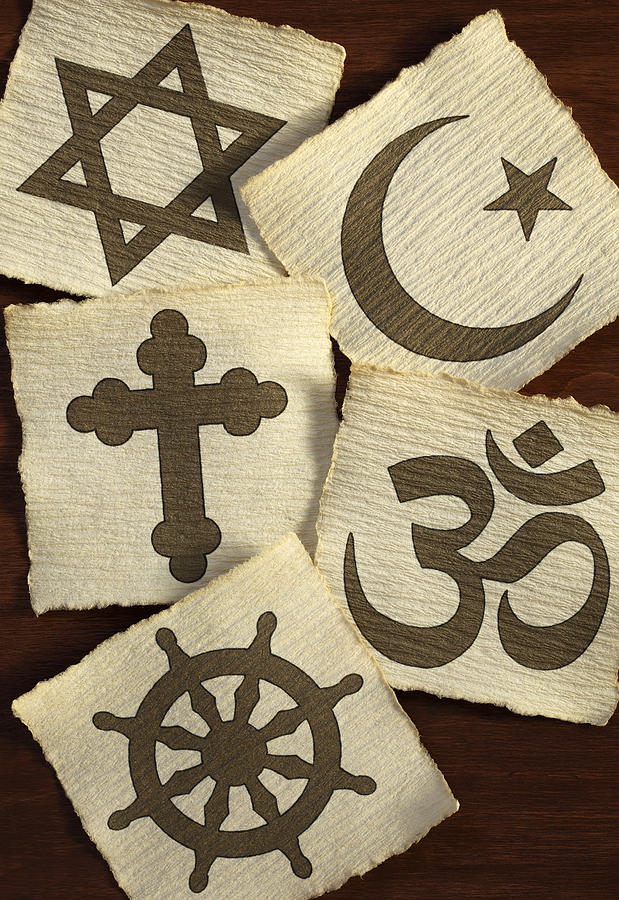 Religious symbols Photograph by Amphotora
