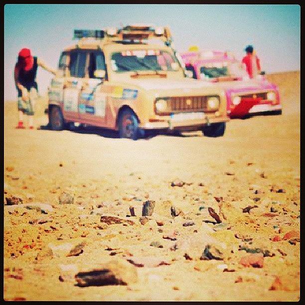 Desert Photograph - #remember #4ltrophy #4l #renault by Bastien Crq