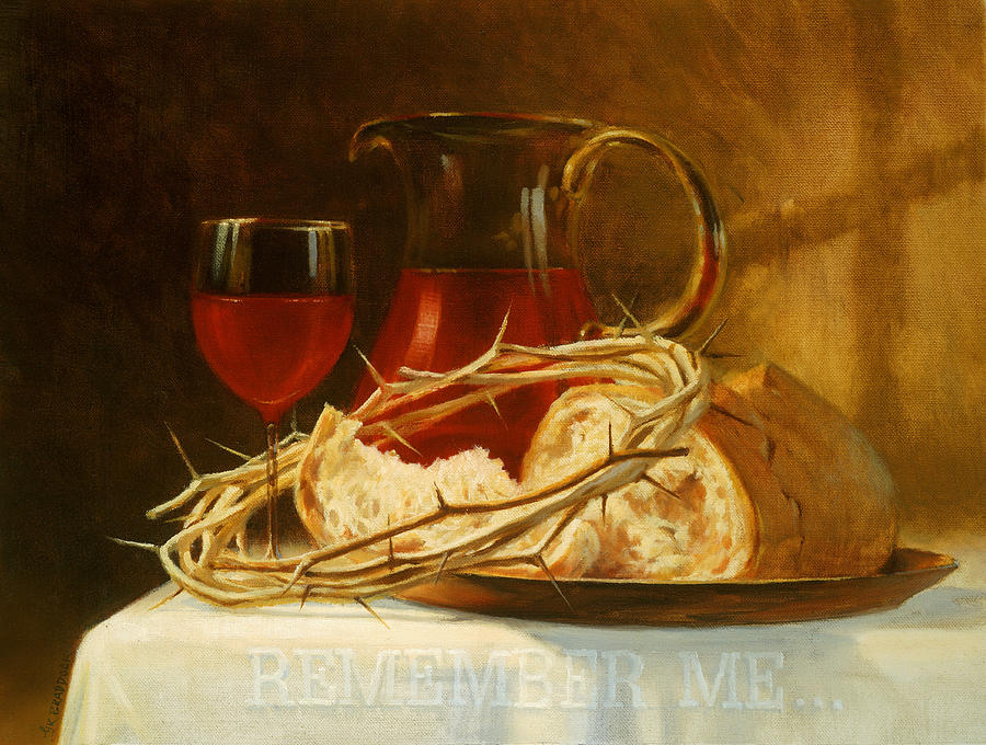 Biblical Painting - Remember Me by Graham Braddock