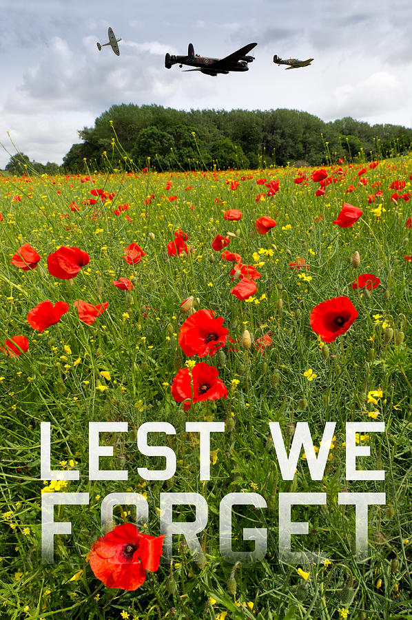 Remember them poster version Photograph by Gary Eason