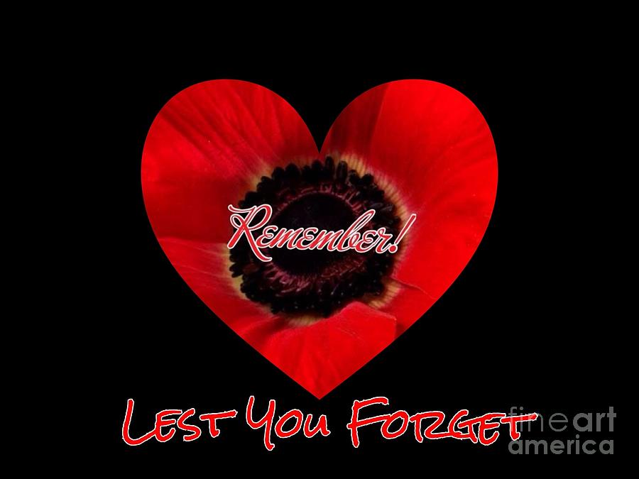 Remember With Love Photograph by Joan-Violet Stretch