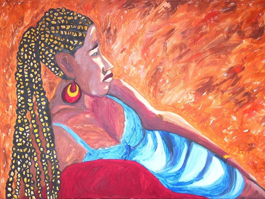 Remembering Ethiopia Painting by Esther Newman-Cohen