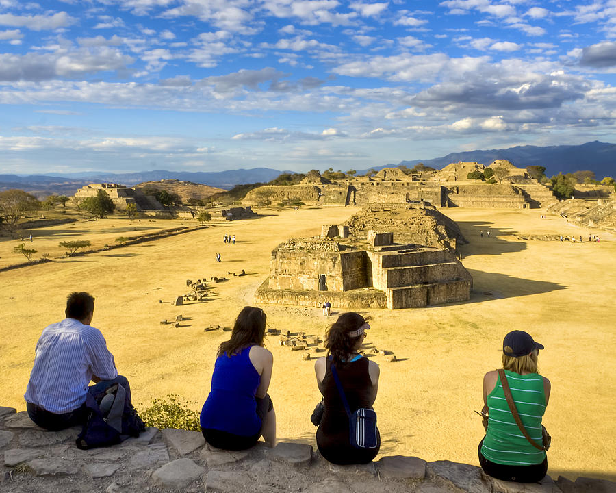 Monte Alban Photograph - Remembering The Cloud People in Oaxaca by Mark Tisdale