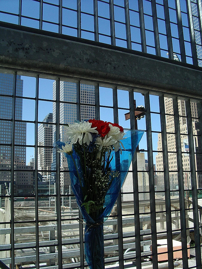 Remembrance at Ground Zero Photograph by John Schneider