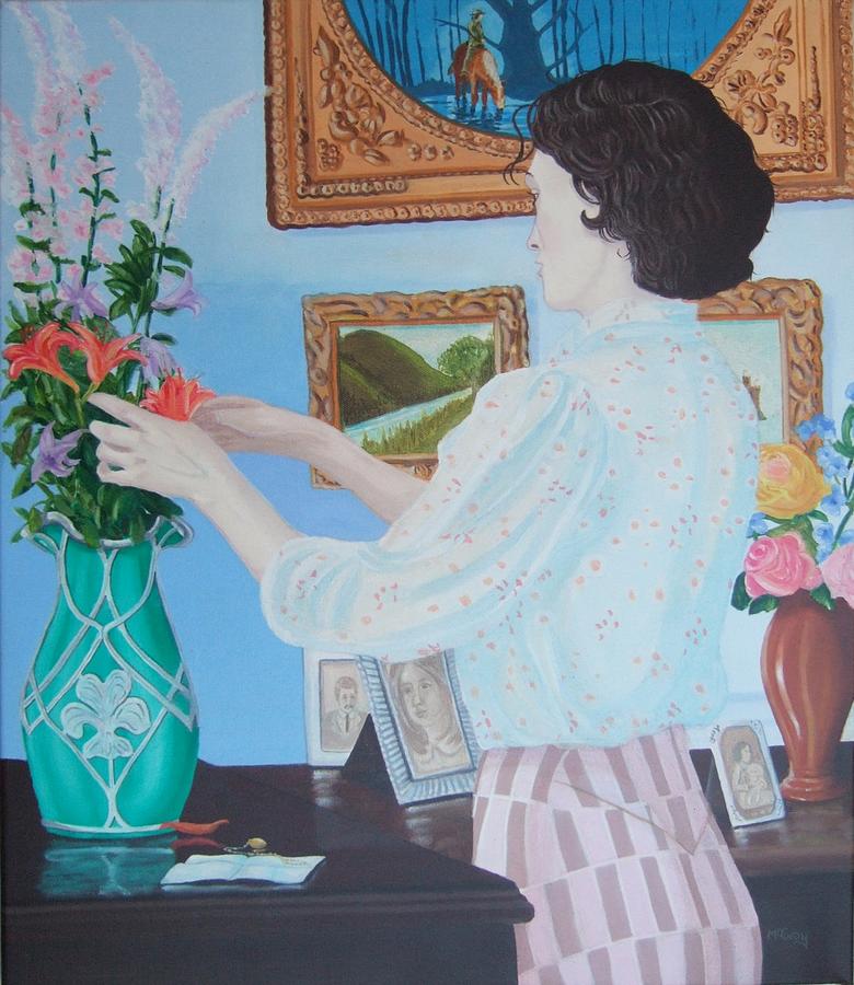 Flower Painting - Rememeber Me by Michael McEvoy