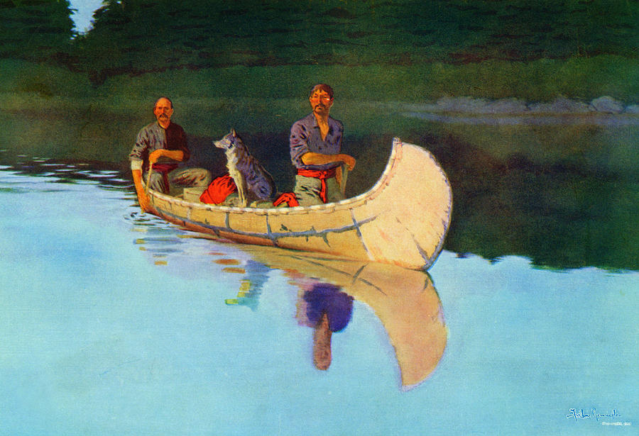 Remington Evening, 1905 Painting by Granger