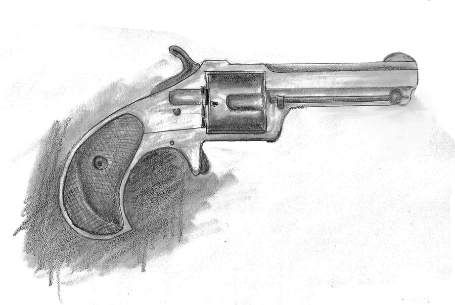 Remington Smoot 30 Rimfire Drawing by Kevin Callahan