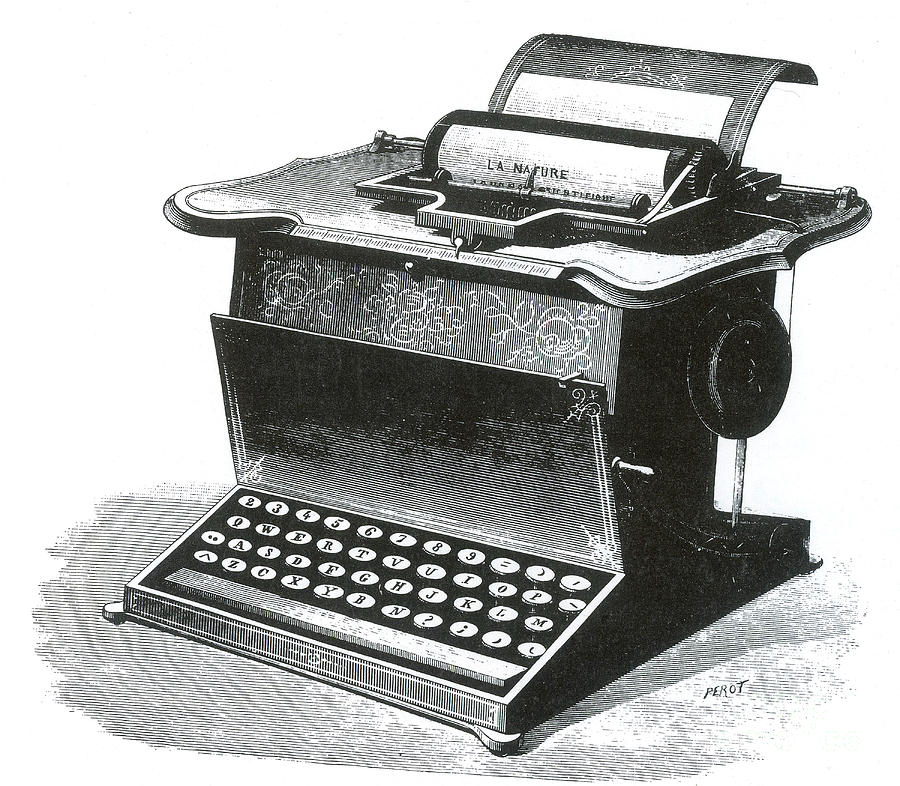 Remington Typewriter, 1891 Photograph by Science Source