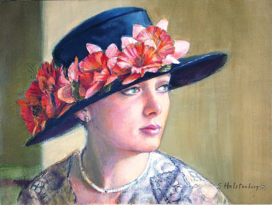 Portrait Painting - Reminiscing by Sue Halstenberg