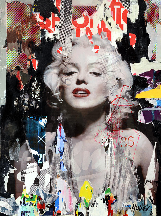 Saatchi Art Artist Michiel Folkers; Collage, “Marilyn Monroe” #art ...