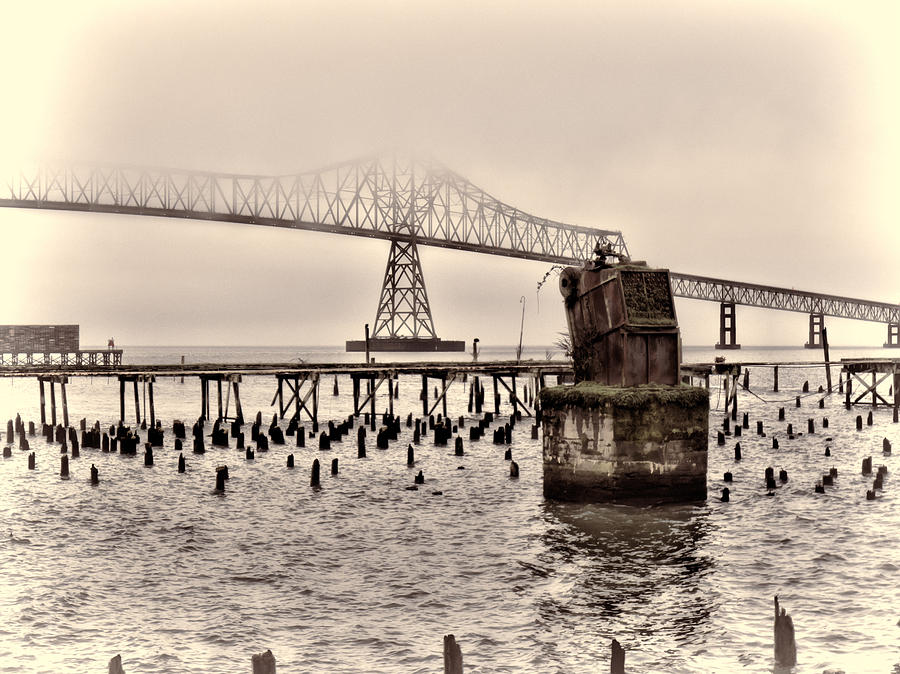 Remnants of Old Astoria Photograph by HW Kateley