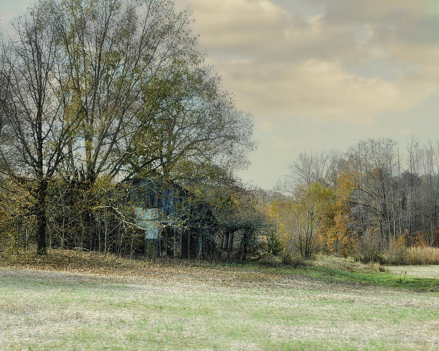 Remnants - Old Barn Landscape Scene Photograph by Jai Johnson