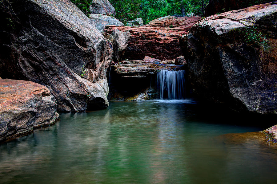 Waterfall Photograph - Remote Falls by Chad Dutson