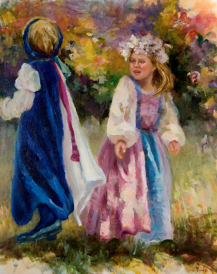 Renaissance Girls Painting by Ann Powers - Fine Art America