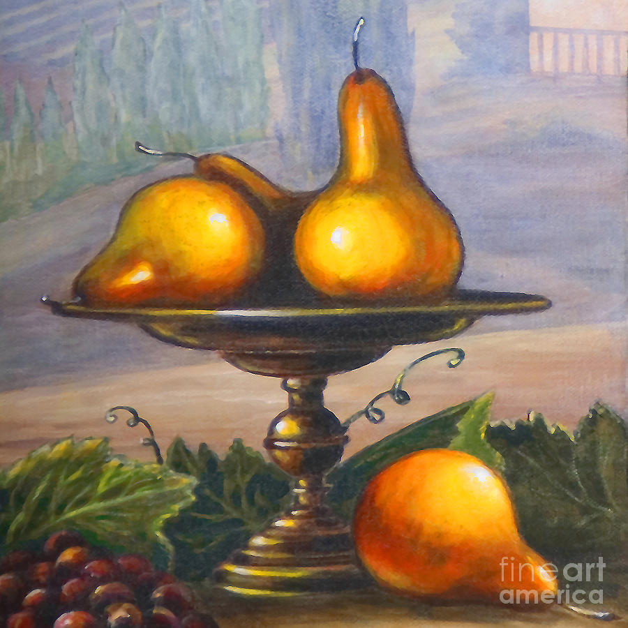 Renaissance Pears Painting by Italian Art