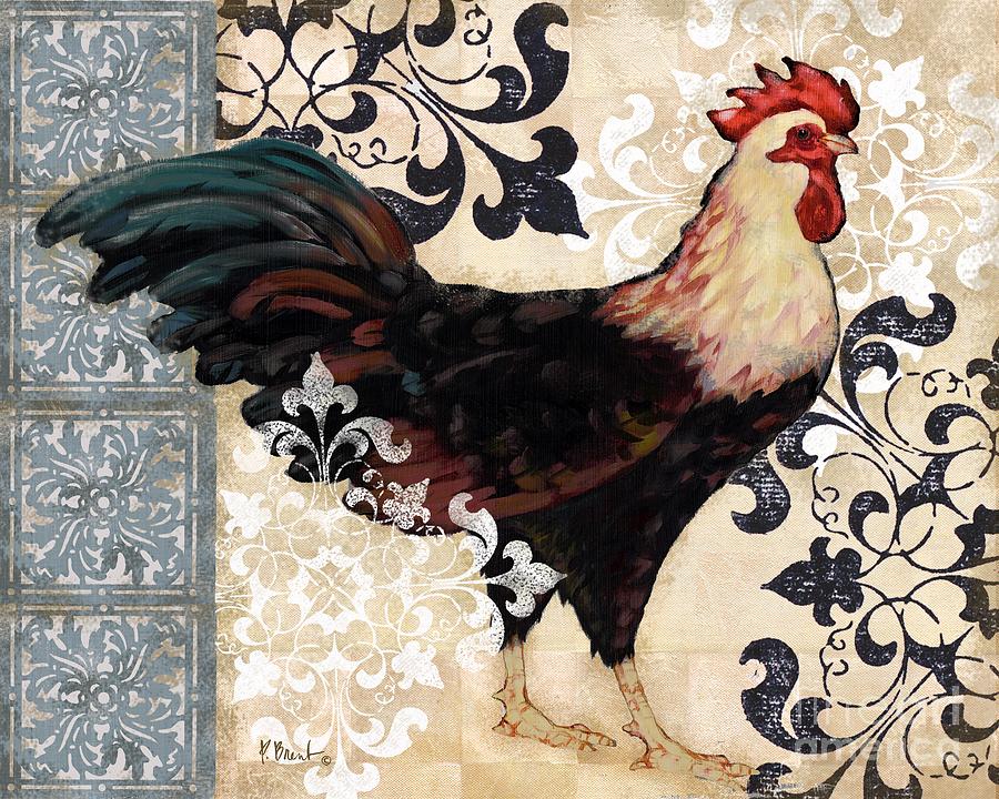 Rooster Painting - Renaissance Rooster I by Paul Brent