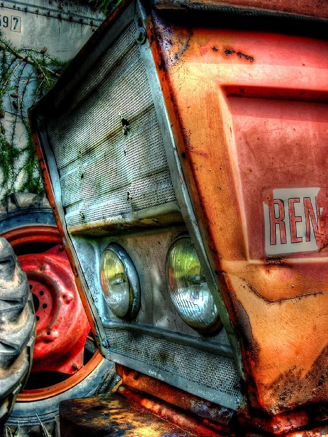 Farm Photograph - Renault Tractor by Alexander Drum